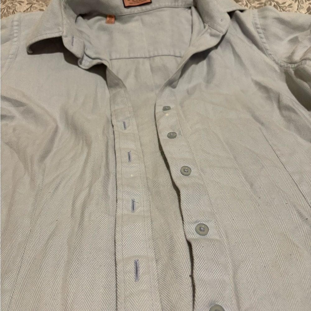 Button down light blue Oxford